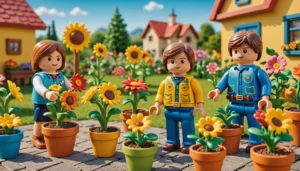 pot de fleur playmobil